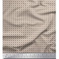 thumbnail image 1 of Soimoi White polyester Crepe Fabric Artistic Geometric Print Fabric by the Yard 52 Inch Wide, 1 of 5