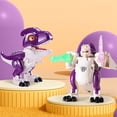 thumbnail image 3 of Storage for Toys Alloy Dinosaur Deformation Robot Children's Toy Block Storage Box Full Set of Model Toys Toy Storage Box, 3 of 3