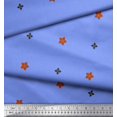 thumbnail image 2 of Soimoi Blue Modal Satin Fabric Butidar Jamdani Fabric Prints By Yard 42 Inch Wide, 2 of 2
