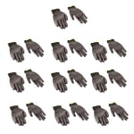10 Pairs PU Coated Safety Work Gloves Static Proof Nylon Gloves Work Gloves Mechanic Working Seamless Knit Glove