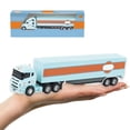 thumbnail image 4 of Alloy Car Model 1:64 Scale, Small Trailer Container Truck with Pull Back Action, Diecast Toy Car Model Ornament for Collectors, Car Model, 4 of 6