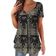 thumbnail image 1 of Pompotops T-shirt à Manches Courtes à Manches Courtes et à Manches Courtes pour Femmes, 1 of 9