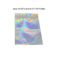 thumbnail image 3 of 100 Pieces Foil Pack Bag Home material; which has Leakproof Sealing Cosmetic Powder Package Bags Wrapping Accessory Holding Pouch Shiny 14x20cm, 3 of 8