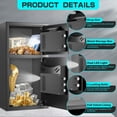 thumbnail image 4 of 6.0 Cub Extra Large Biometric Home Safe Box with Fireproof Waterproof Bag, Fingerprint Safe with Backlit Keypad and Dual Alarm System for Home Valuables, 4 of 7