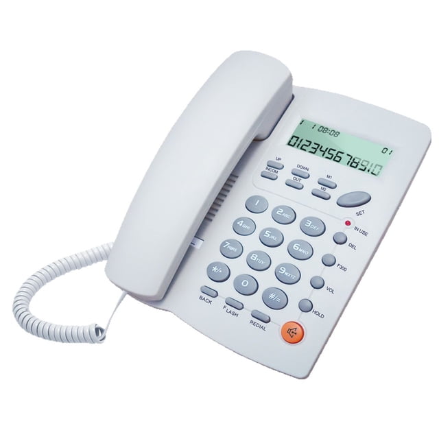 stanreset Corded Landline Phones For Home Reliable Communication For Household Telephone white