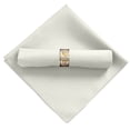 thumbnail image 2 of Napkins Cloth Washable, White Cloth Napkins, 18.9x18.9Inch Soft Cotton Dinner Napkins Cloth, Rustic Table Napkins, 6Pcs Reusable Table Napkin with Hemmed Edges, 2 of 7