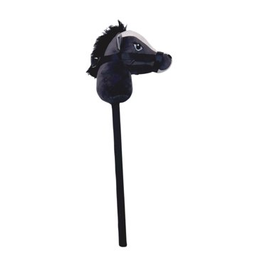Shengyu Plush Hobby Horse Stick Toy Kids Toy Horse With Interactive Features For Endless Fun Outdoors And Indoors Stage black 70x20cm