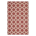 thumbnail image 1 of Modway Cerelia Moroccan Trellis 8 x 10 Foot Indoor & Outdoor Rug, Red/Beige, 1 of 9