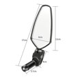 thumbnail image 2 of 2 Pcs Rétroviseurs de Guidon de Vélo Miroir en Verre HD Réglable Rotatif Rétroviseur de Vélo avec 1 Clé pour VTT, 2 of 10