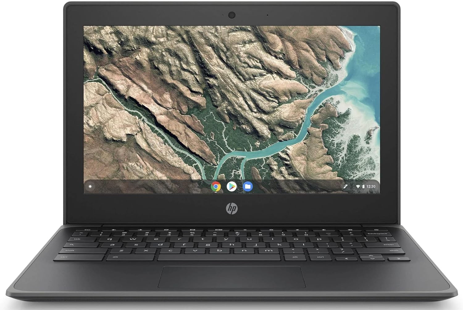Refurbished (Good) HP Chromebook 11.6 HD Laptop (AMD A4-9120C, 4GB RAM, 32 GB eMMC, Chrome OS) - Black (16W64UT#ABA, Refurbished)