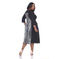 thumbnail image 4 of White Mark Women's Constance Midi Dress, 4 of 5