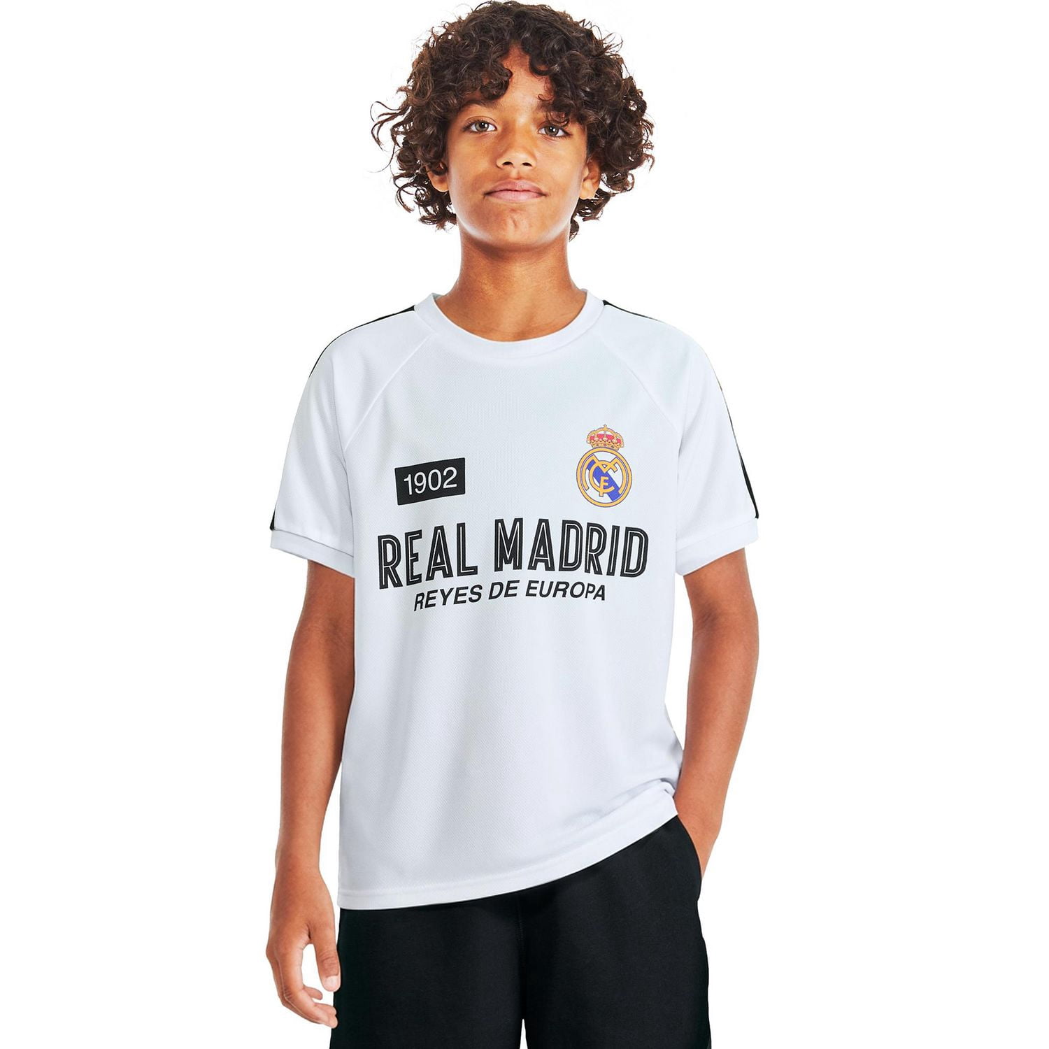 T-shirt en maille Real Madrid pour garçons