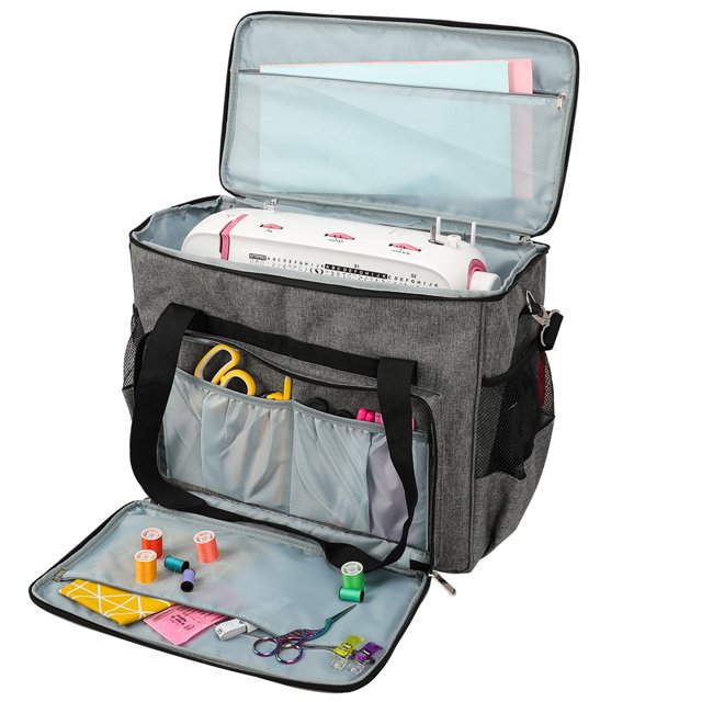 VONKY Large Capacity Sewing Machine Bag Universal Waterproof Oxford Cloth Sewing Tools Handbag Carry Case