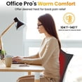 thumbnail image 4 of YiJuHui 3pcs USB Heated Pillow with 3-Level Warmth Control - Fast Heating Backrest Support for Office & Home Use, Machine Washable Soft Plush Cover 43x43cm, 4 of 6