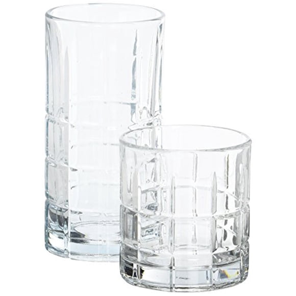 Anchor Hocking 69888L13 Anchor Manchester Ensemble de 16 Pcs, Grand, Transparent