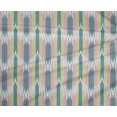thumbnail image 3 of oneOone Polyester Tissu Lycra Ikat Style Tissu à Rayures par la Cour 56 Pouces de Large, 3 of 3