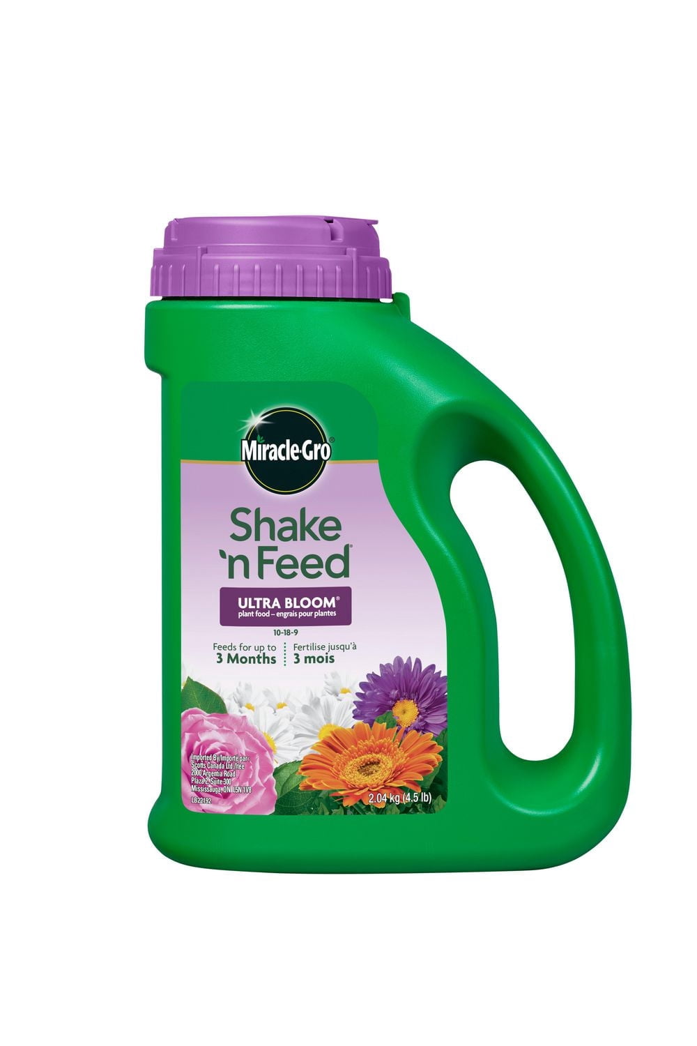 Miracle-Gro Shake N Feed Ultra Bloom Plant Food 10-18-9  2.04 Kg