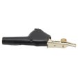 thumbnail image 1 of Electrical  Clips, 25mm Opening Non Damage Telecommunication Test Clamp Portable Cupronickel Safe  For Car Battery Black, 1 of 8