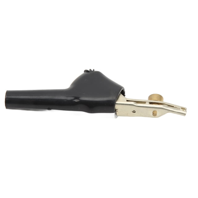 Electrical Clips, 25mm Opening Non Damage Telecommunication Test Clamp Portable Cupronickel Safe For Car Battery Black
