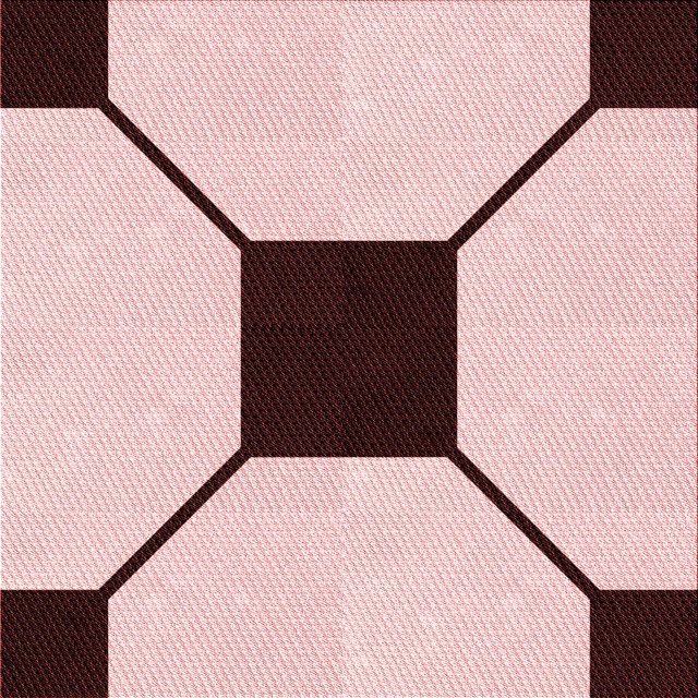 Ahgly Tapis d'Intérieur Lavable en Machine Carré Transitionnel Rose Clair, 5 Pieds Carré
