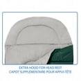 thumbnail image 4 of Ozark Trail 0C Sleeping Bag Hooded, 92"(L) x34" (W),Temp Rating +32℉/+0℃, Polyester Fabric, Outer Green, 4 of 7