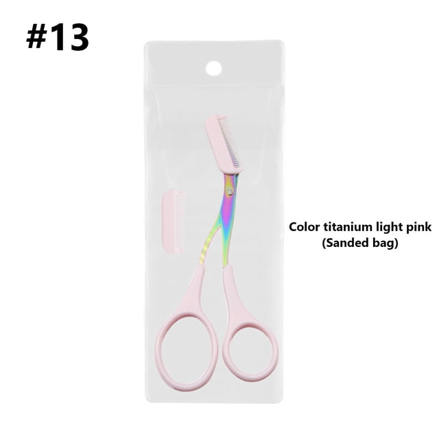 Reduce Price! WSBDENLK Eyebrow Trimmers Scissor 2024 New Eyebrow Scissors With Comb Precision Eyebrow Trimming Scissors Non-Slip Eyebrow Cutter Hair Removal Eyebrow Scissors