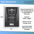 thumbnail image 3 of Max Protection Notched Penny Sleeves - Archival-Safe, Acid-Free Soft Sleeves for Crystal Clear Vintage/Modern Sports Cards - Thick Card Sleeves for Trading/Patch Cards - Prevent Corner Dings, 10000 ct, 3 of 5