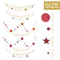 thumbnail image 3 of fastboy Five pointed star circular flower hanging decoration hanging decoration flag, 3 of 9