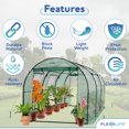 thumbnail image 4 of Plexalife Deluxe Walk-In Tunnel Greenhouse with Green Cover, 4 of 8