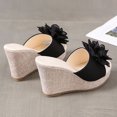 thumbnail image 4 of RKSTN Pantoufles pour Femmes Mode Décontractée Bout Rond Pantoufles Confort Plage Décontractées Semelle Antidérapante Chaussures,Pantoufles pour Femmes Intérieur Extérieur, 4 of 7