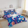 thumbnail image 3 of Cute Axolotl Comforter Set Queen Size Animal Theme Bedding Sets Fantasy Blue Bedding Comforter Sets Blue Axolotl Pattern Down Comforter Cartoon Ocean Animal Axolotl Duvet Set, 3 of 7