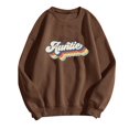 thumbnail image 1 of MesaSe Womens Casual Manches Longues Graphiques Tee-Shirts Sweat-Shirts à Col Rond Pulls pour Femmes, 1 of 3