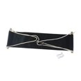 thumbnail image 1 of jifeng Repose-Pieds Hamac Confortable Réglable pour Voyage Bureau au Travail Train Noir, 1 of 9