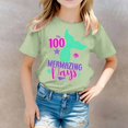 thumbnail image 2 of TZEWGL Chemise Décontractée pour Fille Garçon Mignonne à Imprimé Graphique Col Rond Manches Courtes Vêtements pour Infnants Taille 4-5T, 2 of 4