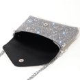 thumbnail image 3 of Sac Pochette Enveloppe à Strass Chaîne Pailletée Sac de Soirée Sac à Main pour Femme (Vert), 3 of 10