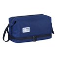 thumbnail image 1 of HILABEE Large Makeup Bag Beauty Case Cosmetic Organizer for Vacation Camping Concert Blue, 1 of 9