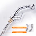 thumbnail image 4 of Lift & Pull Out Kitchen Faucets with 2 Spray Modes Swivel Bathroom Basin Sink Faucets Pull Down Sprayer Ceramic Valve Brass Single Handle Water Tap, 4 of 7