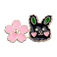 thumbnail image 3 of JilgTeok 2 Packs 4pcs Pant Waist Tightener Buttons Pins Sakura Rabbit/Cat Waist Buckles Adjustable Waist Buckle Extender Pants Clips No Sewing for Loose Jeans Skirts Clearance, 3 of 4