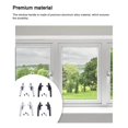 thumbnail image 4 of Window Handle Home Hardware Lever Casement Locking Handles Living Room Multicolored Decorative Cap White Gray Rustproof Right Black, 4 of 9