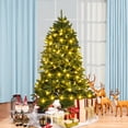 thumbnail image 2 of Gymax 6ft Artificial Christmas Fir Tree w/ 1250 Premium Hinged Branch Tips, 2 of 10