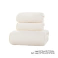 thumbnail image 3 of LSLJS Soft Linen Premium 3 Pc Towel Set 1 Bath Towel 1 Hand Towel 1 Washcloth Cotton Towels for Bathroom Towel Set for Adults-Highly Absorbent and Towel Set, Bath Towels, 3 of 6