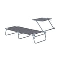 thumbnail image 2 of Outsunny Reclining  Adjustable Lounger  w/ Sun Shade, 2 of 2