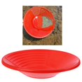 thumbnail image 1 of kurtrusly 15" Dual Riffle Gold Pan for Nugget Mining Dredging River Panning Red, 1 of 9