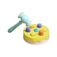 thumbnail image 1 of Yellow Childrens Educational Whack A Mole Toy For Hand Eye Coordination And Speed Training Whack A Mole Game For Kids Hand Eye Coordination Training Toy, 1 of 6