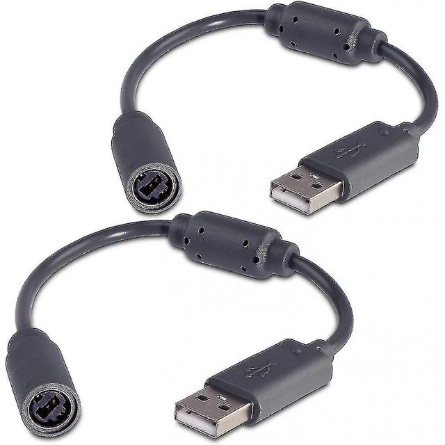 2pcs Wired Controller Usb Breakaway Cable For Microsoft Xbox 360
