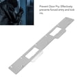 thumbnail image 4 of Steel Security Strike Plate with Double Holes, Made of Premium Steel to Prevent Forced Entry, Suitable for 5.5in to 6in Door Handles and Deadbolts, Conceal Defects or Damaged, 4 of 7