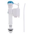 thumbnail image 2 of Bouton-poussoir Valve de Remplissage Double Rinçage Siphon Longueur Réglable pour Salle de Bain Toilettes UK G1/2, 2 of 8