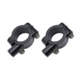 thumbnail image 1 of 2PCS Motorcycle Mirror Mount Clamp, Aluminum Handlebar Rearview Mirror Adapter for Motorbike ATV Scooter Project Bikes, 1 of 7