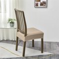 thumbnail image 1 of zanvin Waterproof Seat Covers For Dining Room Chairs Set , Leather Chair Seat Slipcovers Dining Chair Cover Removable Washable Chair Protctor Cover, Rear Covers, 1 of 2