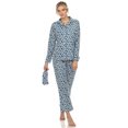 thumbnail image 2 of White Mark Pyjama Trois Pièces à Boutons pour Femme, 2 of 6